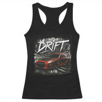 Vintage Japanese Drift Race Car Racerback Tank Top Retro Vintage JDM Tokyo Japan Drifting - Wonder Print Shop