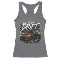 Vintage Japanese Drift Race Car Racerback Tank Top Retro Vintage JDM Tokyo Japan Drifting - Wonder Print Shop
