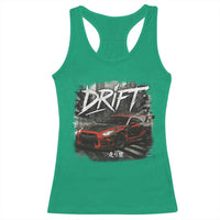 Vintage Japanese Drift Race Car Racerback Tank Top Retro Vintage JDM Tokyo Japan Drifting - Wonder Print Shop