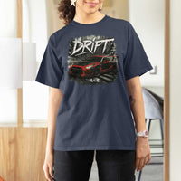 Vintage Japanese Drift Race Car T Shirt For Women Retro Vintage JDM Tokyo Japan Drifting - Wonder Print Shop
