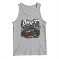 Vintage Japanese Drift Race Car Tank Top Retro Vintage JDM Tokyo Japan Drifting - Wonder Print Shop