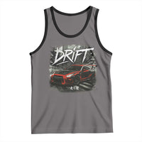 Vintage Japanese Drift Race Car Tank Top Retro Vintage JDM Tokyo Japan Drifting - Wonder Print Shop