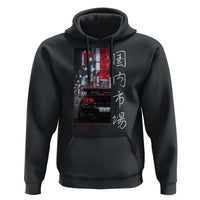 Distress JDM Drift Car Hoodie Distress Japanese Automotive Tuning Car - Wonder Print Shop