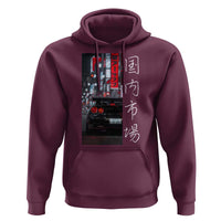 Distress JDM Drift Car Hoodie Distress Japanese Automotive Tuning Car - Wonder Print Shop