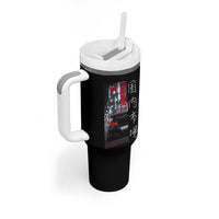 Distress JDM Drift Car Tumbler With Handle Distress Japanese Automotive Tuning Car - Wonder Print Shop
