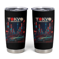 Distress JDM Tokyo Japan Drift Race Car Tumbler Cup Retro Vintage Japanese Graphic - Wonder Print Shop