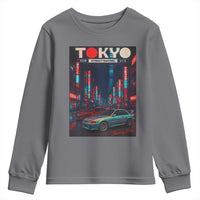 Distress JDM Tokyo Japan Drift Race Car Youth Sweatshirt Retro Vintage Japanese Graphic - Wonder Print Shop