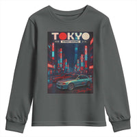 Distress JDM Tokyo Japan Drift Race Car Youth Sweatshirt Retro Vintage Japanese Graphic - Wonder Print Shop