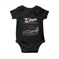 Retro JDM Drift Car Baby Onesie Japanese Tokyo Japan Drifting Race Car - Wonder Print Shop
