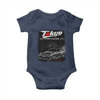 Retro JDM Drift Car Baby Onesie Japanese Tokyo Japan Drifting Race Car - Wonder Print Shop