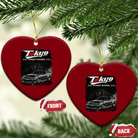 Retro JDM Drift Car Ceramic Ornament Japanese Tokyo Japan Drifting Race Car - Wonder Print Shop