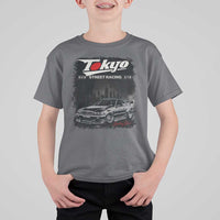 Retro JDM Drift Car T Shirt For Kid Japanese Tokyo Japan Drifting Race Car - Wonder Print Shop