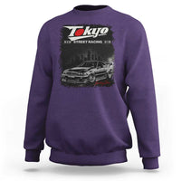 Retro JDM Drift Car Sweatshirt Japanese Tokyo Japan Drifting Race Car - Wonder Print Shop