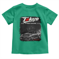 Retro JDM Drift Car Toddler T Shirt Japanese Tokyo Japan Drifting Race Car - Wonder Print Shop