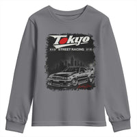 Retro JDM Drift Car Youth Sweatshirt Japanese Tokyo Japan Drifting Race Car - Wonder Print Shop