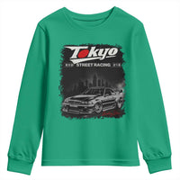 Retro JDM Drift Car Youth Sweatshirt Japanese Tokyo Japan Drifting Race Car - Wonder Print Shop