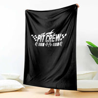 Pit Crew Throw Blanket Race Car Family Racing Birthday Hosting Parties - Wonder Print Shop