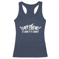 Pit Crew Racerback Tank Top Race Car Family Racing Birthday Hosting Parties - Wonder Print Shop