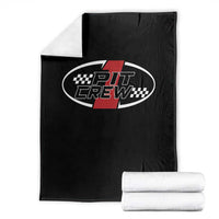 Pit Crew Throw Blanket Race Car Racing Birthday Hosting Parties - Wonder Print Shop