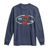 Pit Crew Long Sleeve Shirt Race Car Racing Birthday Hosting Parties - Wonder Print Shop