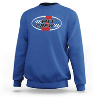 Pit Crew Sweatshirt Race Car Racing Birthday Hosting Parties - Wonder Print Shop