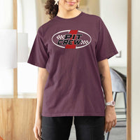 Pit Crew T Shirt For Women Race Car Racing Birthday Hosting Parties - Wonder Print Shop