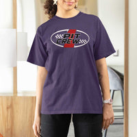 Pit Crew T Shirt For Women Race Car Racing Birthday Hosting Parties - Wonder Print Shop