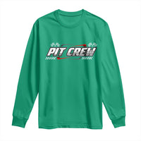Pit Crew Long Sleeve Shirt Race Car Family Racing Birthday Parties - Wonder Print Shop