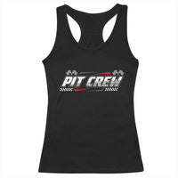 Pit Crew Racerback Tank Top Race Car Family Racing Birthday Parties - Wonder Print Shop