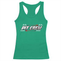 Pit Crew Racerback Tank Top Race Car Family Racing Birthday Parties - Wonder Print Shop