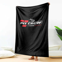 Pit Crew Throw Blanket Family Racing Birthday Race Car - Wonder Print Shop