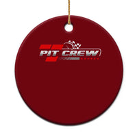 Pit Crew Ceramic Ornament Family Racing Birthday Race Car - Wonder Print Shop