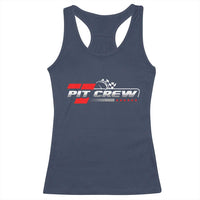 Pit Crew Racerback Tank Top Family Racing Birthday Race Car - Wonder Print Shop