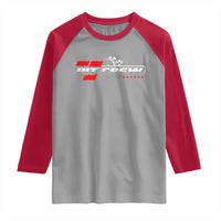 Pit Crew Raglan Shirt Family Racing Birthday Race Car - Wonder Print Shop