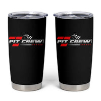 Pit Crew Tumbler Cup Family Racing Birthday Race Car - Wonder Print Shop