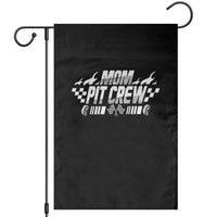 Mom Pit Crew Garden Flag Race Car Family Racing Birthday Hosting Parties - Wonder Print Shop