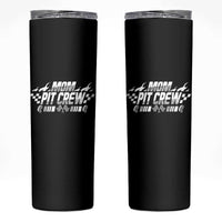 Mom Pit Crew Skinny Tumbler Race Car Family Racing Birthday Hosting Parties - Wonder Print Shop