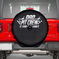 Dad Pit Crew Spare Tire Cover Race Car Family Racing Birthday Hosting Parties - Wonder Print Shop