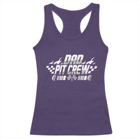 Dad Pit Crew Racerback Tank Top Race Car Family Racing Birthday Hosting Parties - Wonder Print Shop