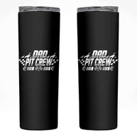 Dad Pit Crew Skinny Tumbler Race Car Family Racing Birthday Hosting Parties - Wonder Print Shop