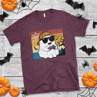 Halloween Boys Kids Ghost Gamer Scary Costume Gaming Men T Shirt Retro Funny Halloween - Wonder Print Shop