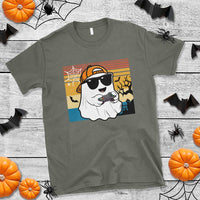 Halloween Boys Kids Ghost Gamer Scary Costume Gaming Men T Shirt Retro Funny Halloween - Wonder Print Shop