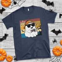 Halloween Boys Kids Ghost Gamer Scary Costume Gaming Men T Shirt Retro Funny Halloween - Wonder Print Shop