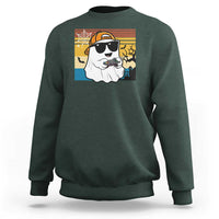 Halloween Boys Kids Ghost Gamer Scary Costume Gaming Men Sweatshirt Retro Funny Halloween - Wonder Print Shop