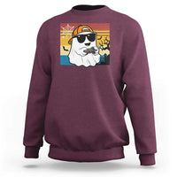 Halloween Boys Kids Ghost Gamer Scary Costume Gaming Men Sweatshirt Retro Funny Halloween - Wonder Print Shop