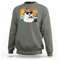 Halloween Boys Kids Ghost Gamer Scary Costume Gaming Men Sweatshirt Retro Funny Halloween - Wonder Print Shop
