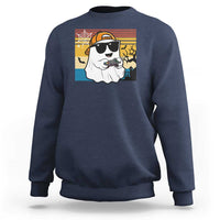 Halloween Boys Kids Ghost Gamer Scary Costume Gaming Men Sweatshirt Retro Funny Halloween - Wonder Print Shop