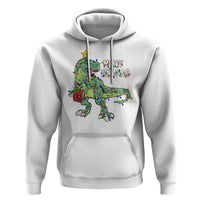 Dinosaur Christmas Tree Rex Hoodie Merry Rex-Mas Xmas Pet Dino Trex Xmas Lights