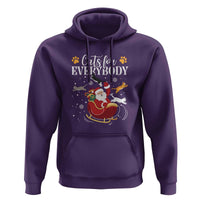 Christmas Cat Lover Hoodie Cats For Everybody Funny Xmas