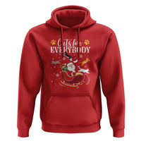 Christmas Cat Lover Hoodie Cats For Everybody Funny Xmas